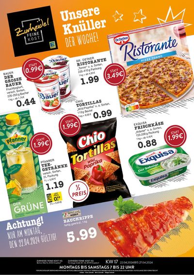 Angebote von Supermärkte in Düsseldorf | Edeka flugblatt in EDEKA | 21.4.2024 - 27.4.2024