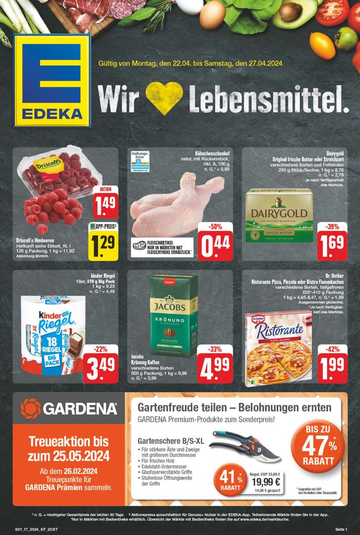 EDEKA Katalog in Jena | Edeka flugblatt | 21.4.2024 - 27.4.2024