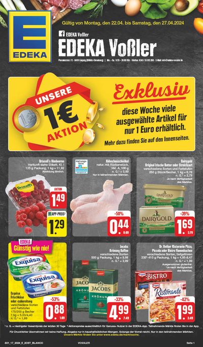 Angebote von Supermärkte in Bad Dürrenberg | Edeka flugblatt in EDEKA | 21.4.2024 - 27.4.2024