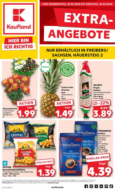 Angebote von Supermärkte in Freiberg | Angebote Kaufland in Kaufland | 21.4.2024 - 30.4.2024