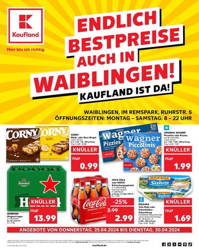 Angebote von Supermärkte in Weinstadt | Angebote Kaufland in Kaufland | 21.4.2024 - 30.4.2024