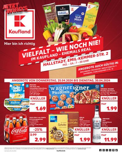 Angebote von Supermärkte in Bamberg | Angebote Kaufland in Kaufland | 21.4.2024 - 30.4.2024
