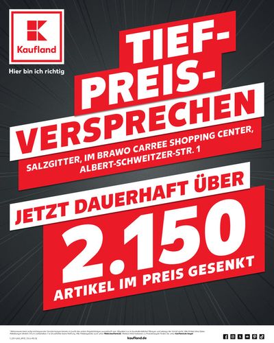 Angebote von Supermärkte in Salzgitter | Angebote Kaufland in Kaufland | 21.4.2024 - 30.4.2024