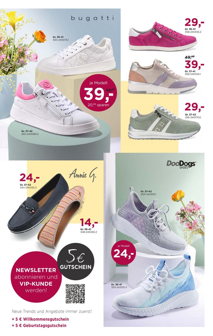 ABC Schuhe Katalog in Harzgerode | Prospekt von ABC-Schuhe | 22.4.2024 - 30.4.2024