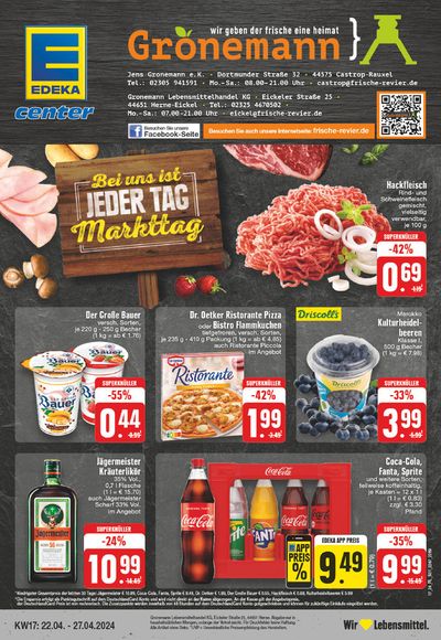 Angebote von Supermärkte in Castrop-Rauxel | Edeka flugblatt in EDEKA | 21.4.2024 - 27.4.2024