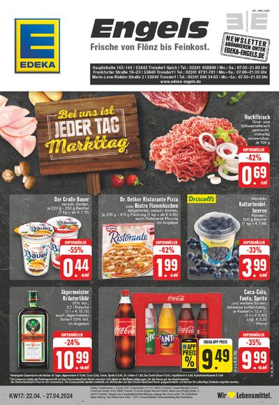 Angebote von Supermärkte in Troisdorf | Edeka flugblatt in EDEKA | 21.4.2024 - 27.4.2024
