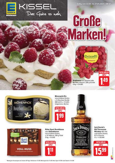 Angebote von Supermärkte in Pirmasens | Edeka flugblatt in EDEKA | 21.4.2024 - 27.4.2024