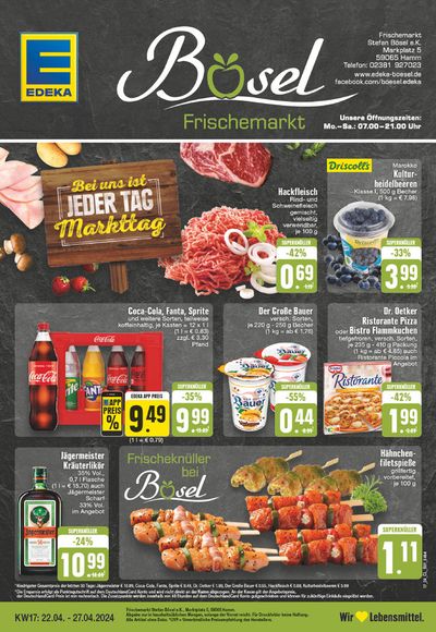 Angebote von Supermärkte in Hamm | Edeka flugblatt in EDEKA | 21.4.2024 - 27.4.2024
