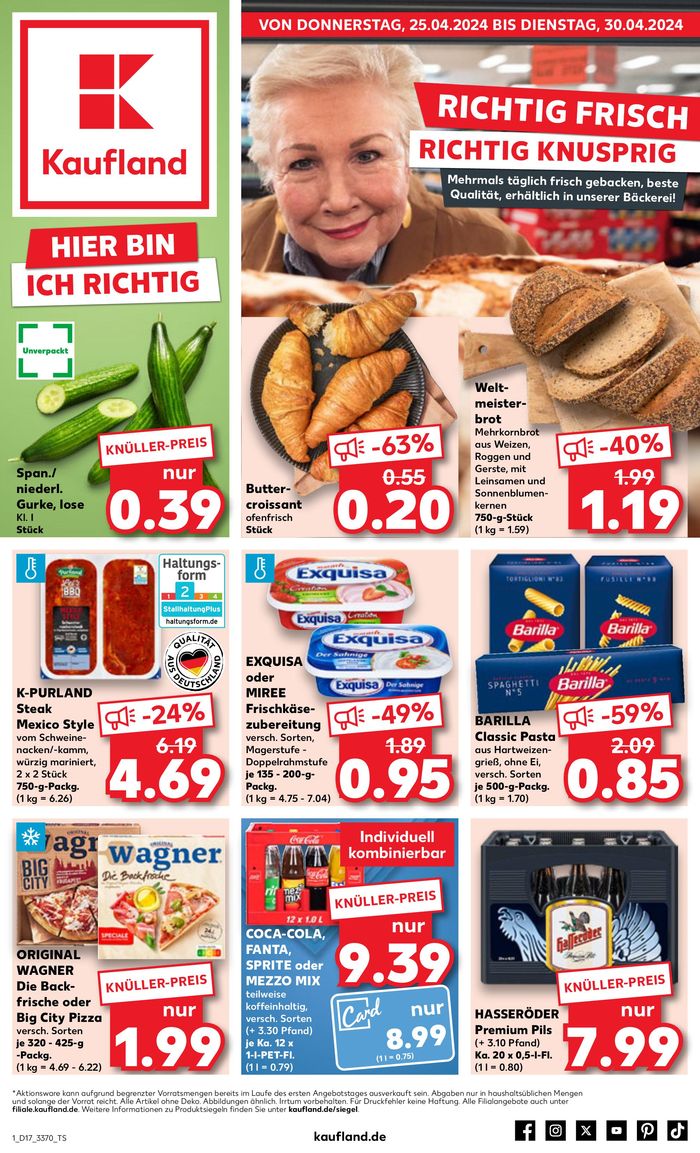 Kaufland Katalog in Ilmenau | Angebote Kaufland | 25.4.2024 - 30.4.2024