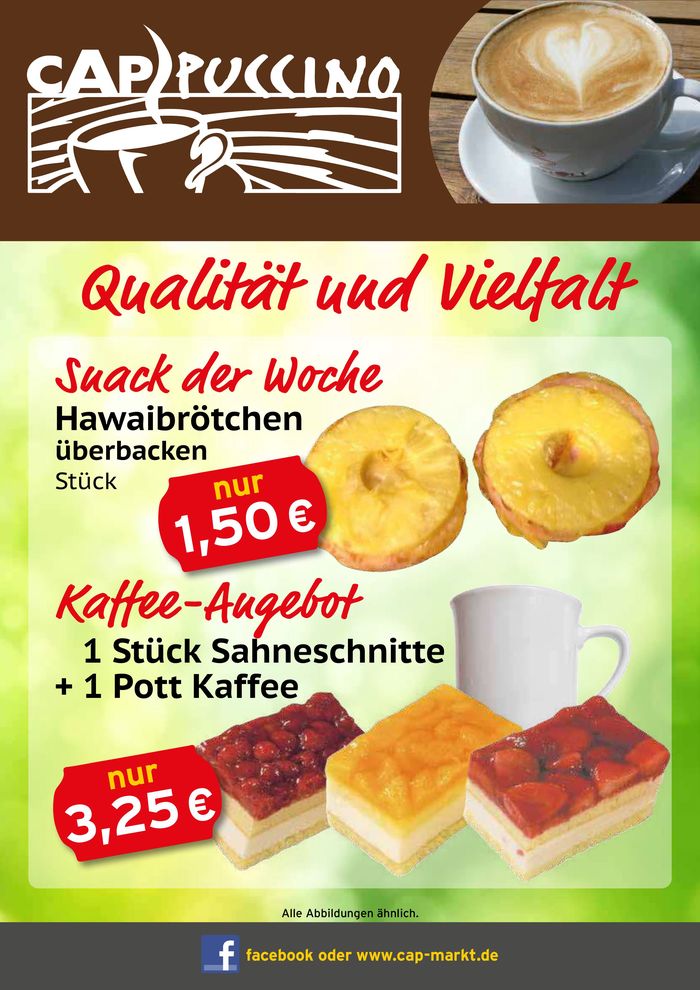 CAP Markt Katalog in Neubrandenburg | MITTAGSTICH MENU | 22.4.2024 - 30.4.2024
