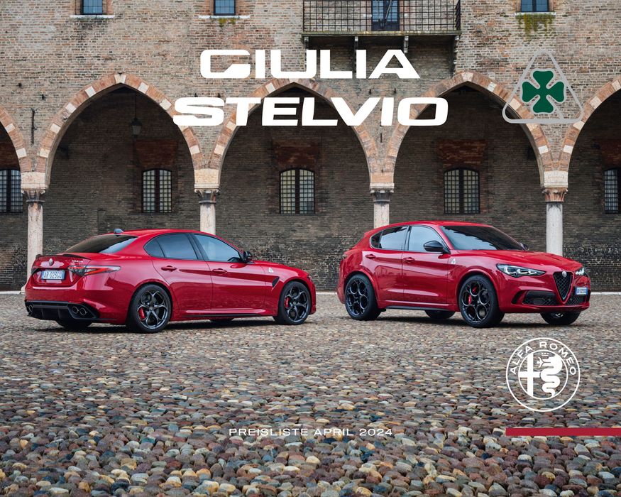 Alfa Romeo Katalog in Potsdam | Alfa Romeo Giulia & stelvio quadrifoglio | 24.4.2024 - 24.4.2025