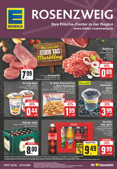 Angebote von Supermärkte in Düren | Edeka flugblatt in EDEKA | 21.4.2024 - 27.4.2024