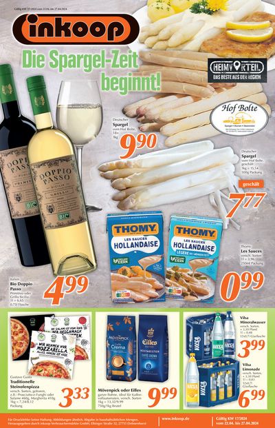 Angebote von Supermärkte in Delmenhorst | Edeka flugblatt in EDEKA | 21.4.2024 - 27.4.2024