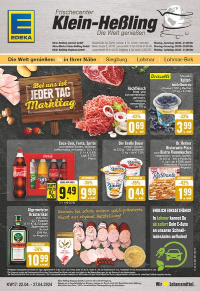 Angebote von Supermärkte in Windeck | Edeka flugblatt in EDEKA | 21.4.2024 - 27.4.2024