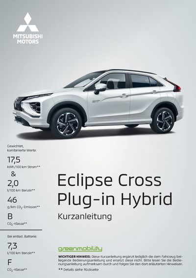 Mitsubishi Katalog in Hamburg | Mitsubishi Prospekt | 25.4.2024 - 25.4.2025