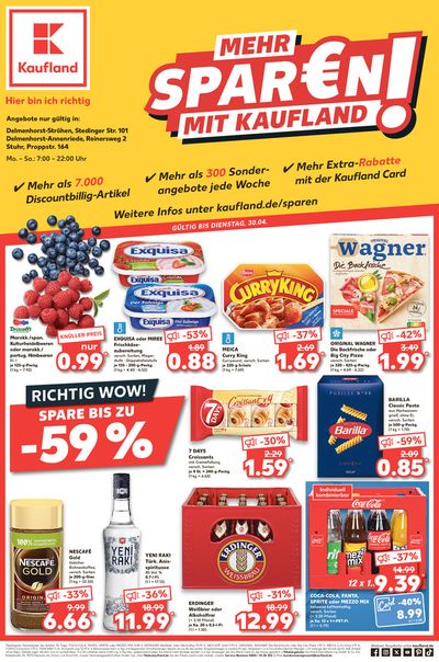 Angebote von Supermärkte in Delmenhorst | MEHR SPAREN MIT KAUFLAND! in Kaufland | 25.4.2024 - 1.5.2024
