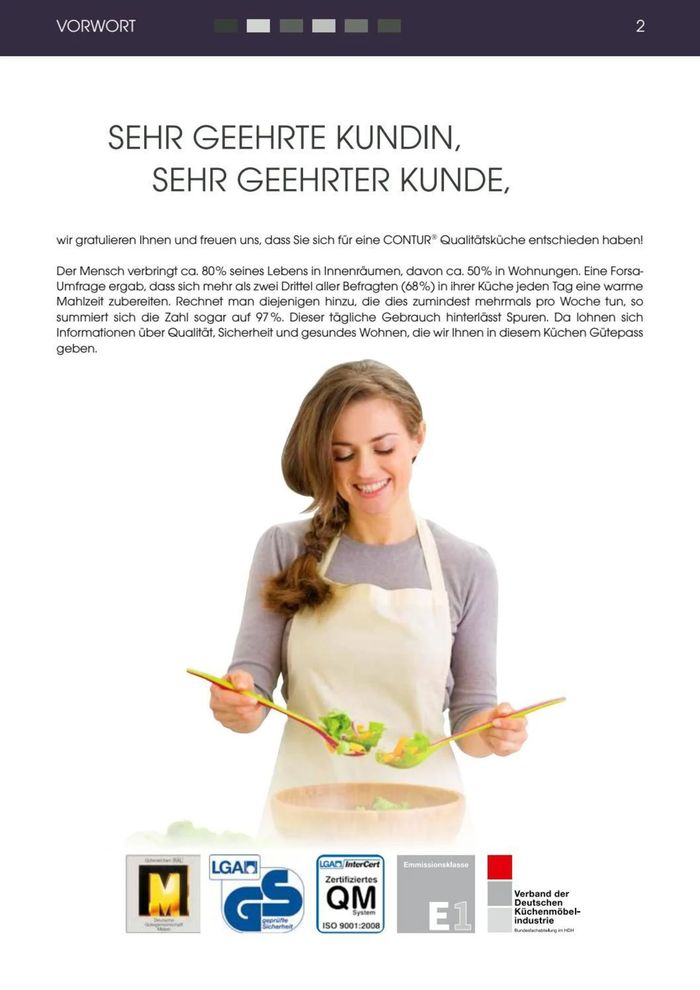 Contur Küchen Katalog in Hannover | Gütepass | 25.4.2024 - 31.12.2024