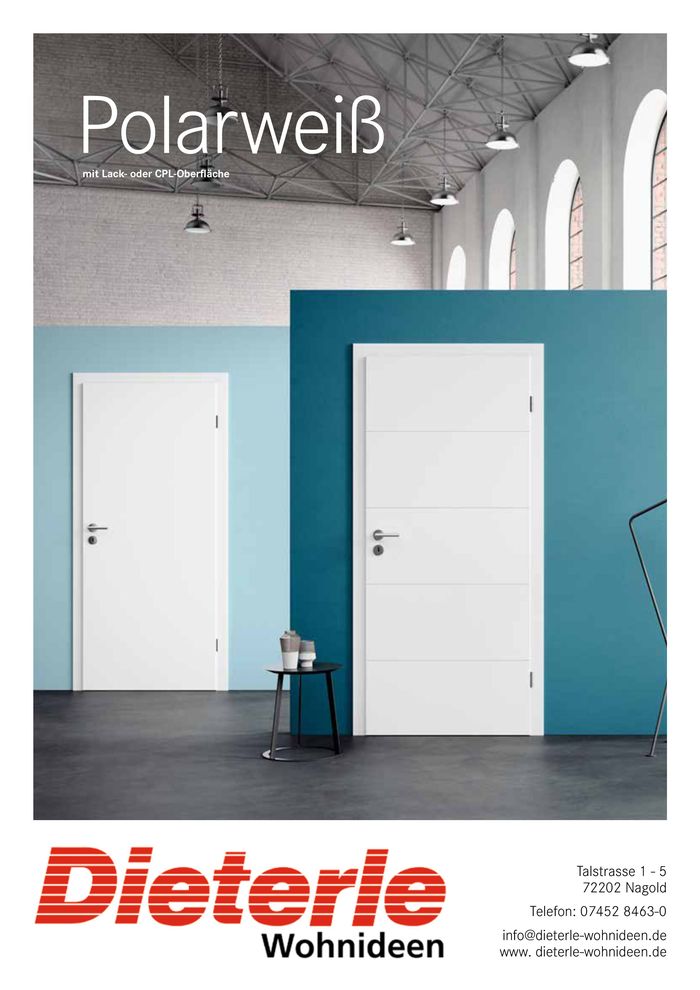 Dieterle Katalog in Nagold | MOSELTÜREN POLARWEISS | 25.4.2024 - 30.4.2024