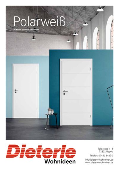 Angebote von Möbelhäuser in Horb am Neckar | MOSELTÜREN POLARWEISS in Dieterle | 25.4.2024 - 30.4.2024