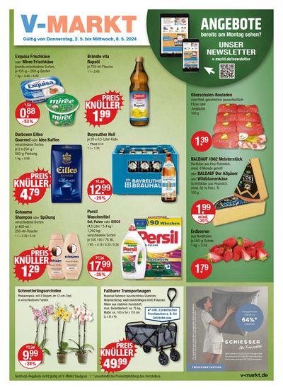 Angebote von Supermärkte in Wolnzach | V Markt flugblatt in V Markt | 2.5.2024 - 8.5.2024