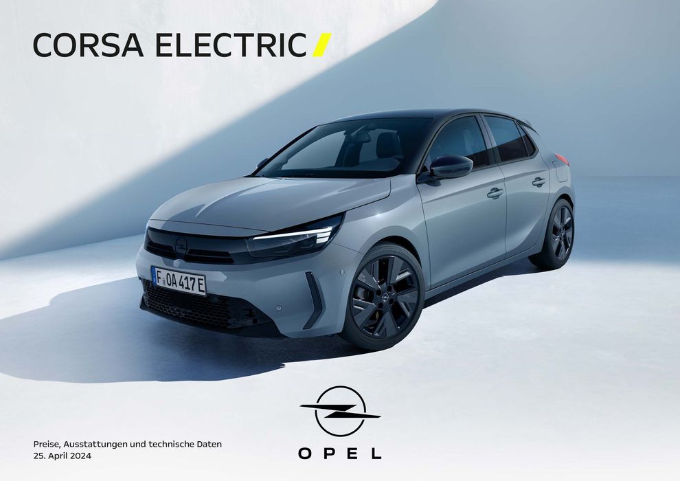 Opel Katalog in Köln | Opel Der neue Corsa Electric | 26.4.2024 - 26.4.2025