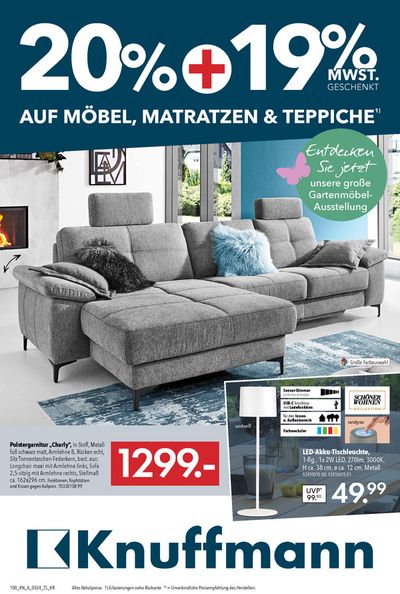 Angebote von Möbelhäuser in Mönchengladbach | KN A 0524 in Franz Knuffmann | 26.4.2024 - 10.5.2024