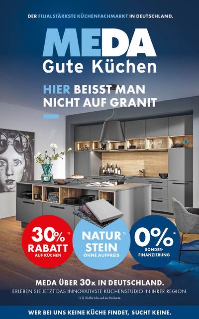 Angebote von Möbelhäuser in Kamen | UNSER AKTUELLER PROSPEKT in MEDA Küchen | 26.4.2024 - 1.6.2024