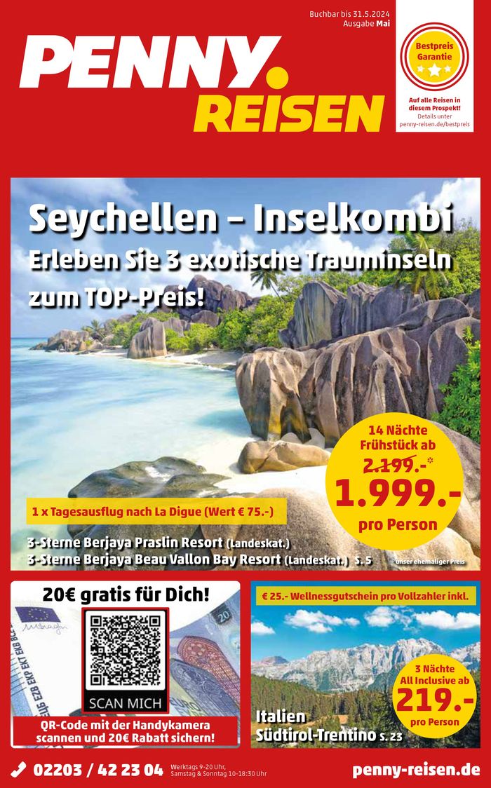Penny Reisen Katalog | Penny Reisen flugblatt | 27.4.2024 - 11.5.2024