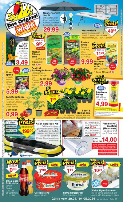 Angebote von Supermärkte in Elze | Wiglo Wunderland katalog in Wiglo Wunderland | 27.4.2024 - 11.5.2024