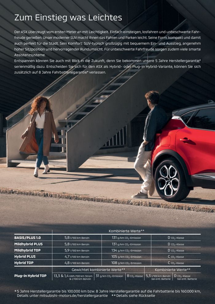 Mitsubishi Katalog in Gelsenkirchen | ASX | 27.4.2024 - 27.4.2025