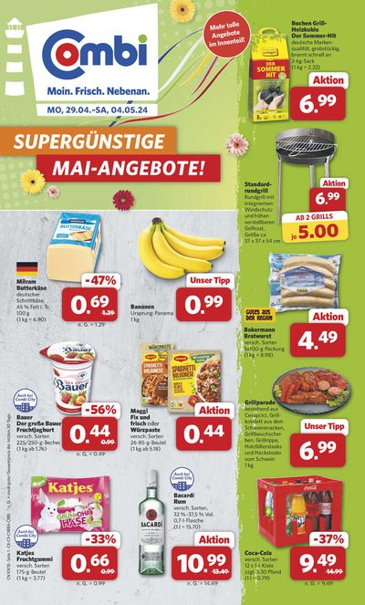 Angebote von Supermärkte in Drensteinfurt | Markt - Angebote in Combi Markt | 28.4.2024 - 4.5.2024