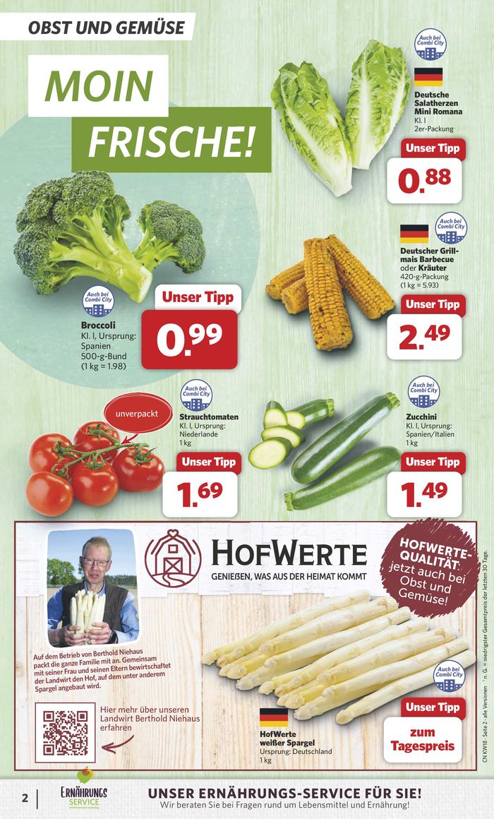 Combi Markt Katalog in Werlte | Markt - Angebote | 28.4.2024 - 4.5.2024