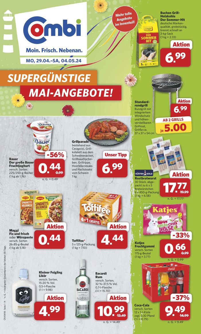 Combi Markt Katalog in Bunde (Niedersachsen) | Markt - Angebote | 28.4.2024 - 4.5.2024