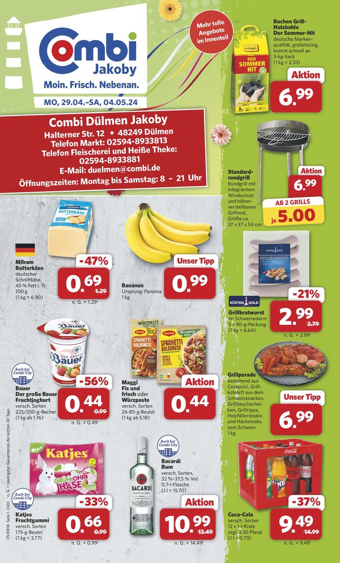 Combi Markt Katalog in Dülmen | Markt - Angebote | 28.4.2024 - 4.5.2024