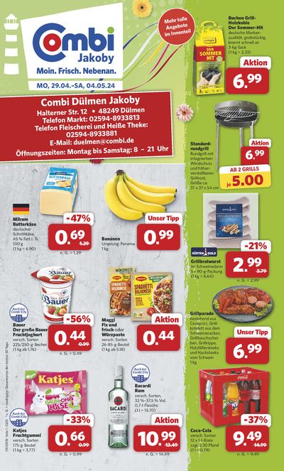 Angebote von Supermärkte in Senden (Westfalen) | Markt - Angebote in Combi Markt | 28.4.2024 - 4.5.2024