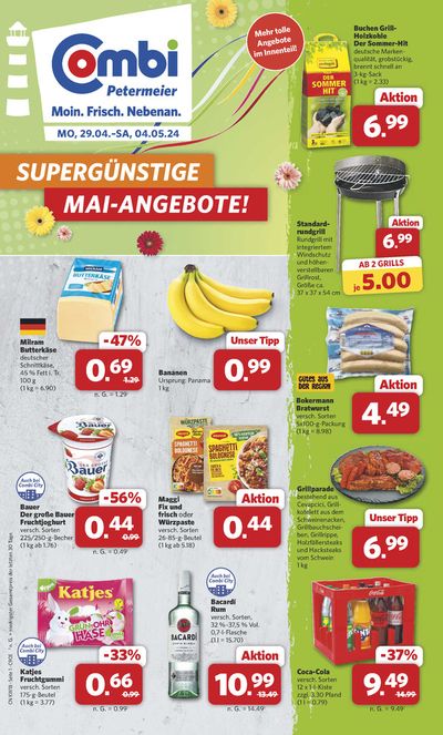 Angebote von Supermärkte in Wadersloh | Markt - Angebote in Combi Markt | 28.4.2024 - 4.5.2024