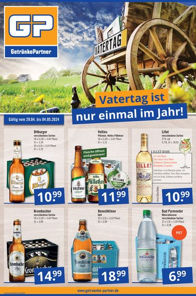 GetränkePartner Katalog in Dülmen | GetränkePartner flugblatt | 28.4.2024 - 12.5.2024
