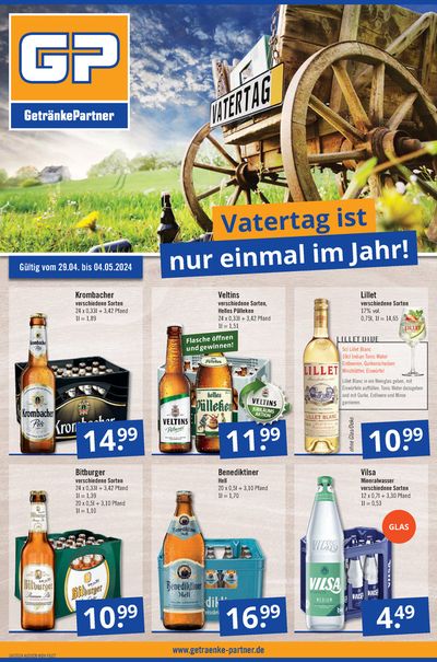 GetränkePartner Katalog in Laatzen | GetränkePartner flugblatt | 28.4.2024 - 12.5.2024