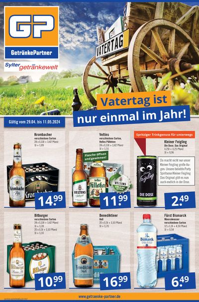 GetränkePartner Katalog in Eutin | GetränkePartner flugblatt | 28.4.2024 - 12.5.2024