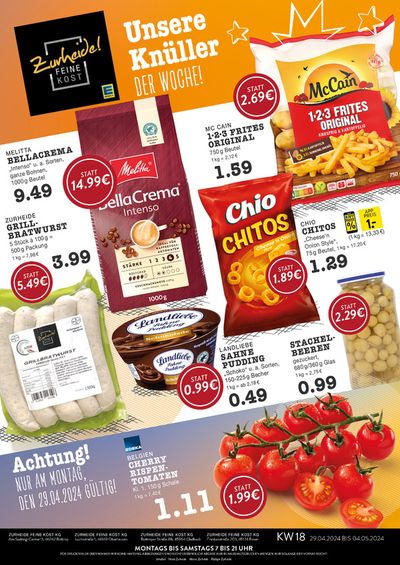 Angebote von Supermärkte in Erkrath | Wochenangebote EDEKA Oberhausen in Edeka Zurheide | 28.4.2024 - 12.5.2024