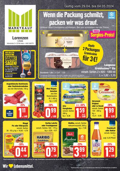 Angebote von Supermärkte in Heide | Aktueller Prospekt in Marktkauf | 28.4.2024 - 12.5.2024
