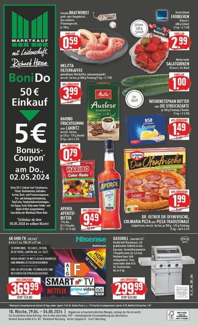 Angebote von Supermärkte in Marsberg | Aktueller Prospekt in Marktkauf | 28.4.2024 - 12.5.2024