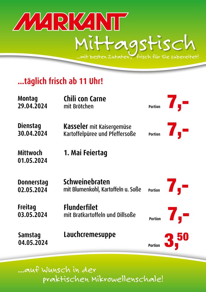 Markant Katalog in Trittau | Markant flugblatt | 28.4.2024 - 12.5.2024