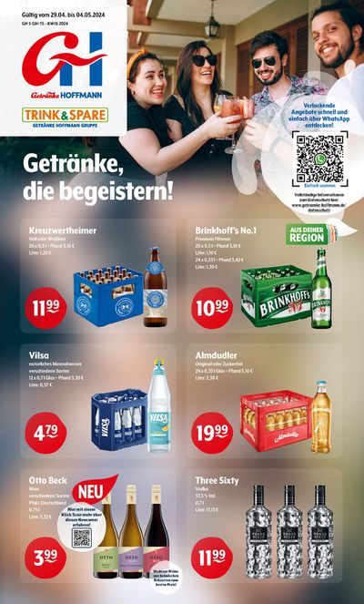 Angebote von Supermärkte in Straelen | Trink und Spare flugblatt in Trink und Spare | 29.4.2024 - 4.5.2024