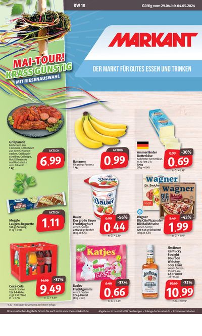 Angebote von Supermärkte in Leer (Ostfriesland) | Einkaufen wo man sich kennt! in Markant Markt | 28.4.2024 - 4.5.2024
