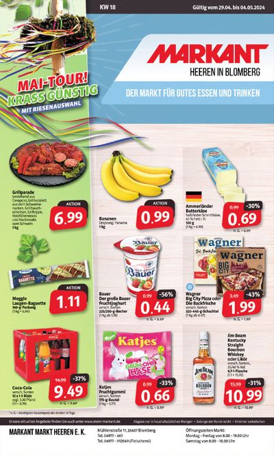 Angebote von Supermärkte in Esens | Der Markt für gutes Essen und Trinken. in Markant Markt | 28.4.2024 - 4.5.2024