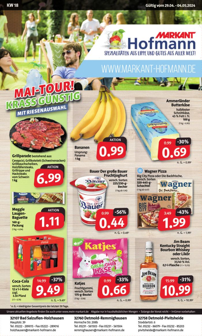 Markant Markt Katalog in Bad Salzuflen | Der Markt für gutes Essen und Trinken. | 28.4.2024 - 4.5.2024