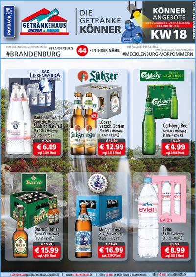 Angebote von Supermärkte in Parchim | Getränkehaus flugblatt in Getränkehaus | 29.4.2024 - 4.5.2024