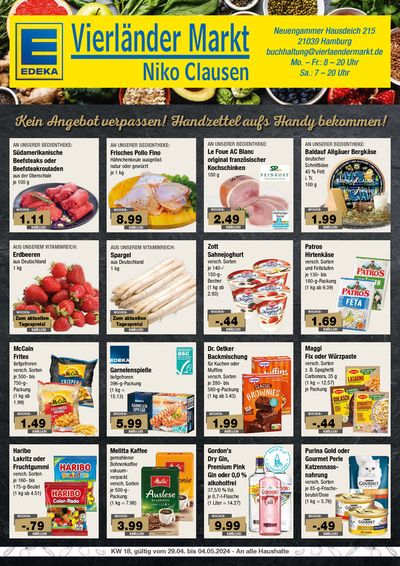 Angebote von Supermärkte in Geesthacht | Edeka flugblatt in EDEKA | 28.4.2024 - 4.5.2024