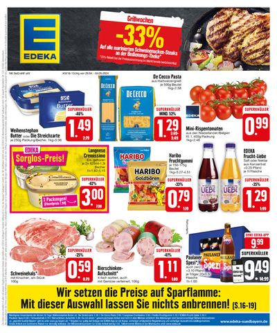 Angebote von Supermärkte in Haar | Edeka flugblatt in EDEKA | 28.4.2024 - 4.5.2024